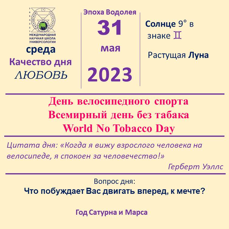 31 мая